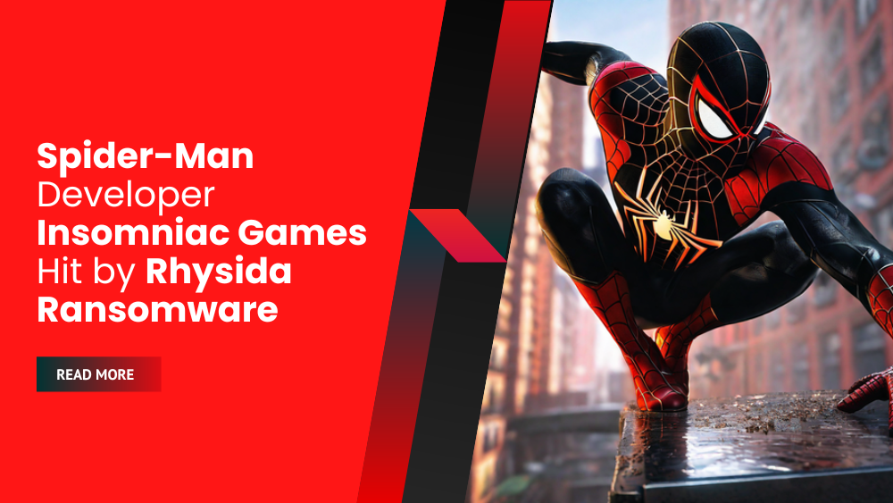 Spider-Man Developer Insomniac Games Hit by Rhysida Ransomware
