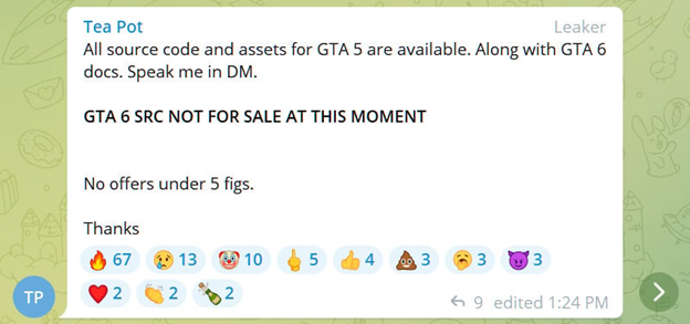 GTA 5 Source Code Leaked a Year After GTA 6 Leaks in Rockstar Hack