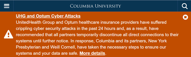 UnitedHealth Faces Outage as Optum Hack Forced Shutdown of Healthcare Billing Systems