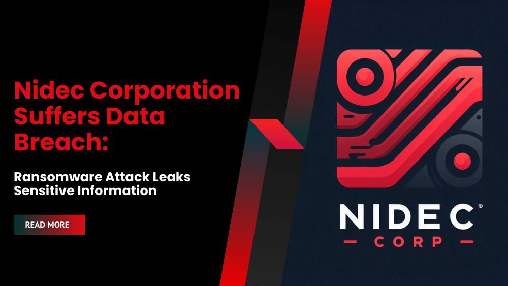 Nidec Corporation Suffers Data Breach: Ransomware Attack Leaks Sensitive Information