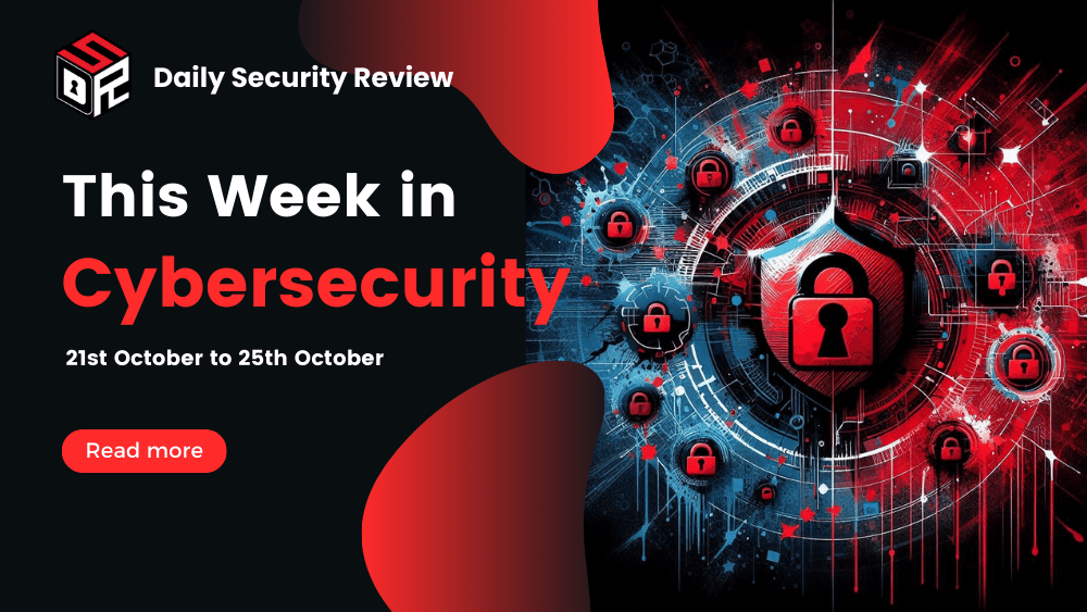 This Week In Cybersecurity: 21st October to 25th October