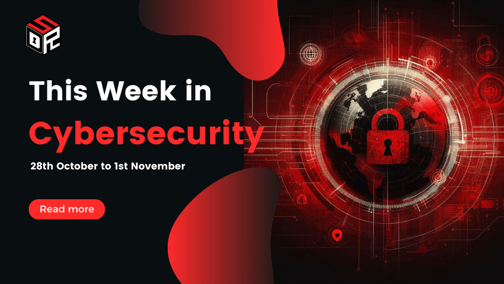 This Week In Cybersecurity: 28th October to 1st November