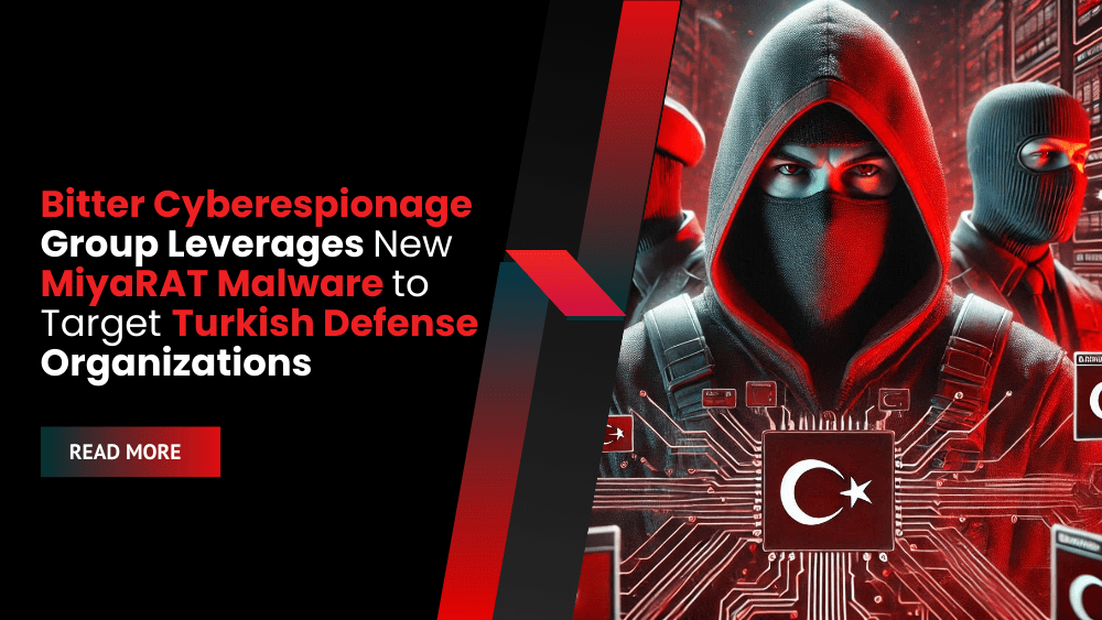 Bitter Cyberespionage Group Leverages New MiyaRAT Malware to Target Turkish Defense Organizations