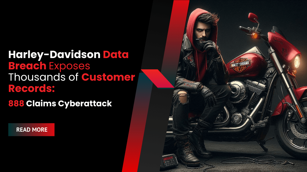 Harley-Davidson Data Breach Exposes Thousands of Customer Records: 888 Claims Cyberattack