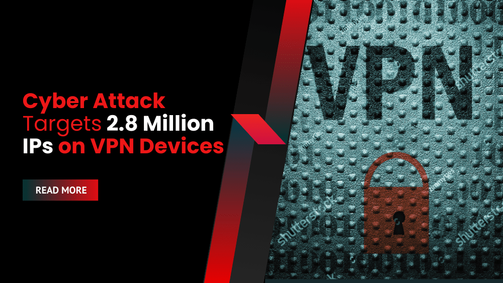 Cyber Attack Targets 2.8 Million IPs on VPN Devices