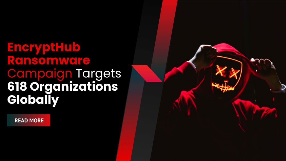 EncryptHub Ransomware and Infostealer Campaign Targets 618 Organizations Globally