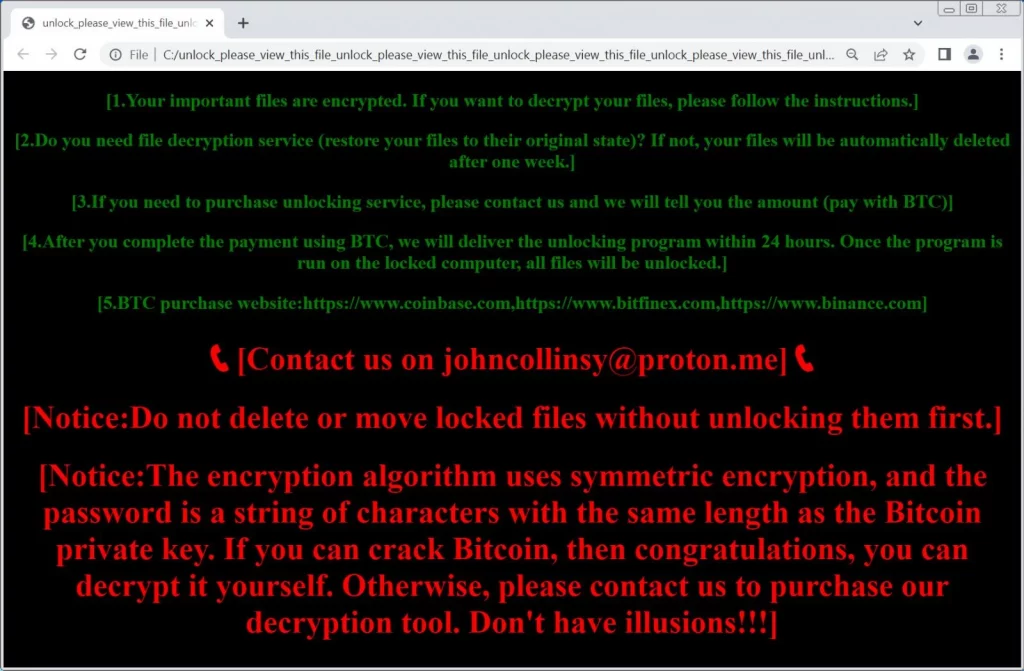 NailaoLocker Ransomware Details