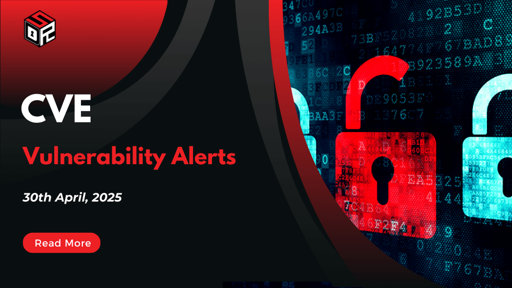 Vulnerability Alert - 30th April, 2025