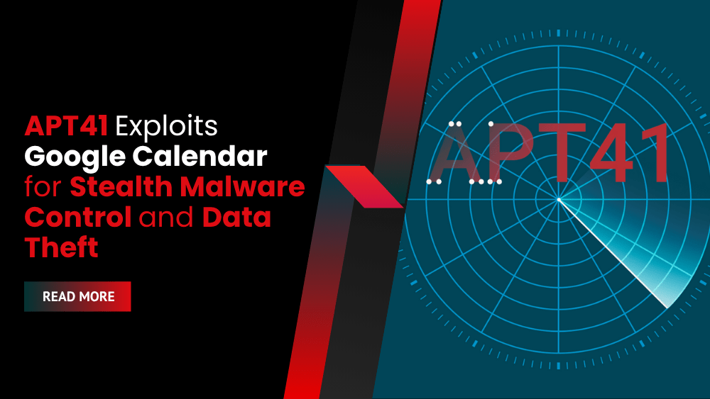 APT41 Exploits Google Calendar for Stealth Malware Control and Data Theft