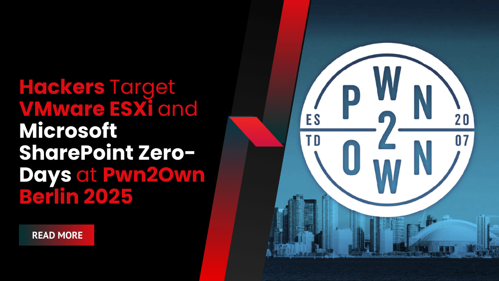 Hackers Target VMware ESXi and Microsoft SharePoint Zero-Days at Pwn2Own Berlin 2025