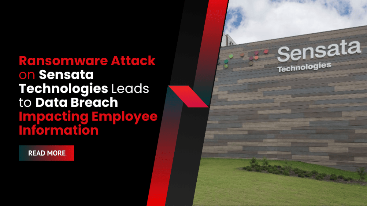 Ransomware Attack on Sensata Technologies Leads to Data Breach Impacting Employee Information