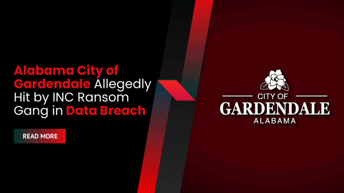 Alabama City of Gardendale Allegedly Hit by INC Ransom Gang in Data Breach