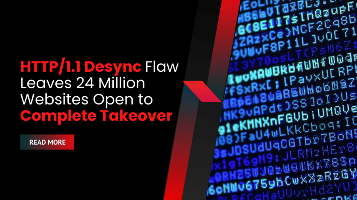 HTTP/1.1 Desync Flaw Leaves 24 Million Websites Open to Complete Takeover