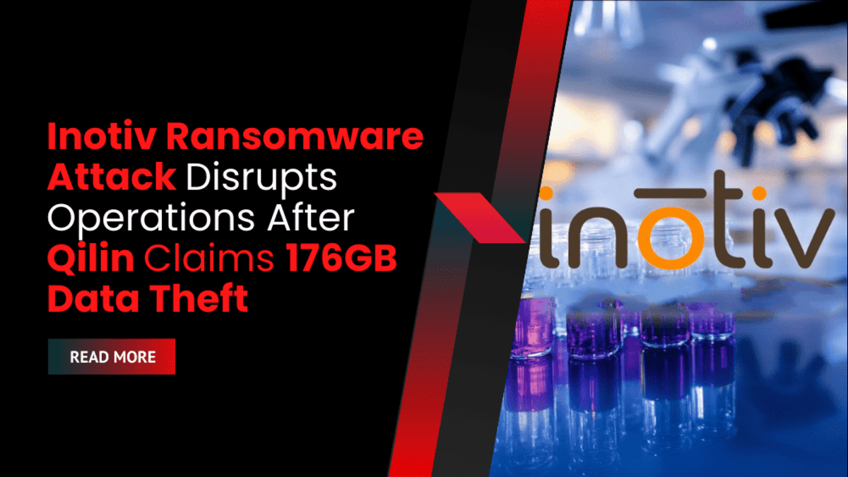 Inotiv Ransomware Attack Disrupts Operations After Qilin Claims 176GB Data Theft