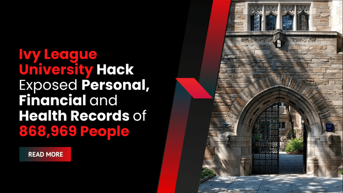 Ivy League University Hack Exposed Personal, Financial and Health Records of 868,969 People