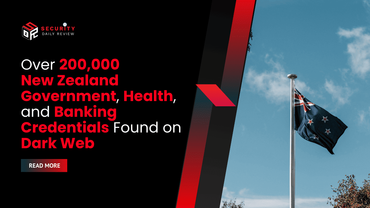 New Zealand Government, Health, and Banking Credentials Found on Dark Web