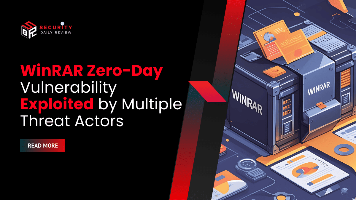 WinRAR Zero-Day Vulnerability Exploited by Multiple Threat Actors