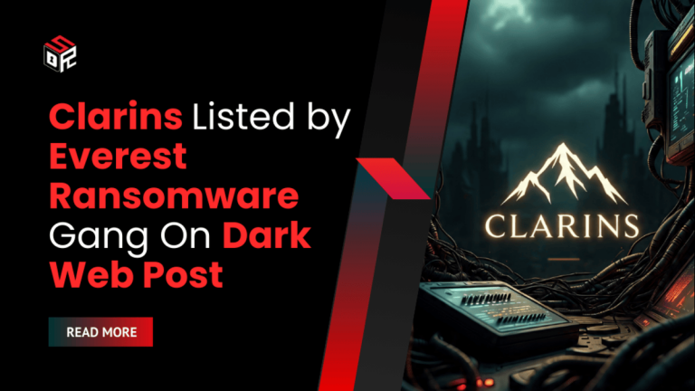 Everest Ransom Note Clarins Listed by Everest Ransomware Gang on Dark Web Post - Cybersecurity