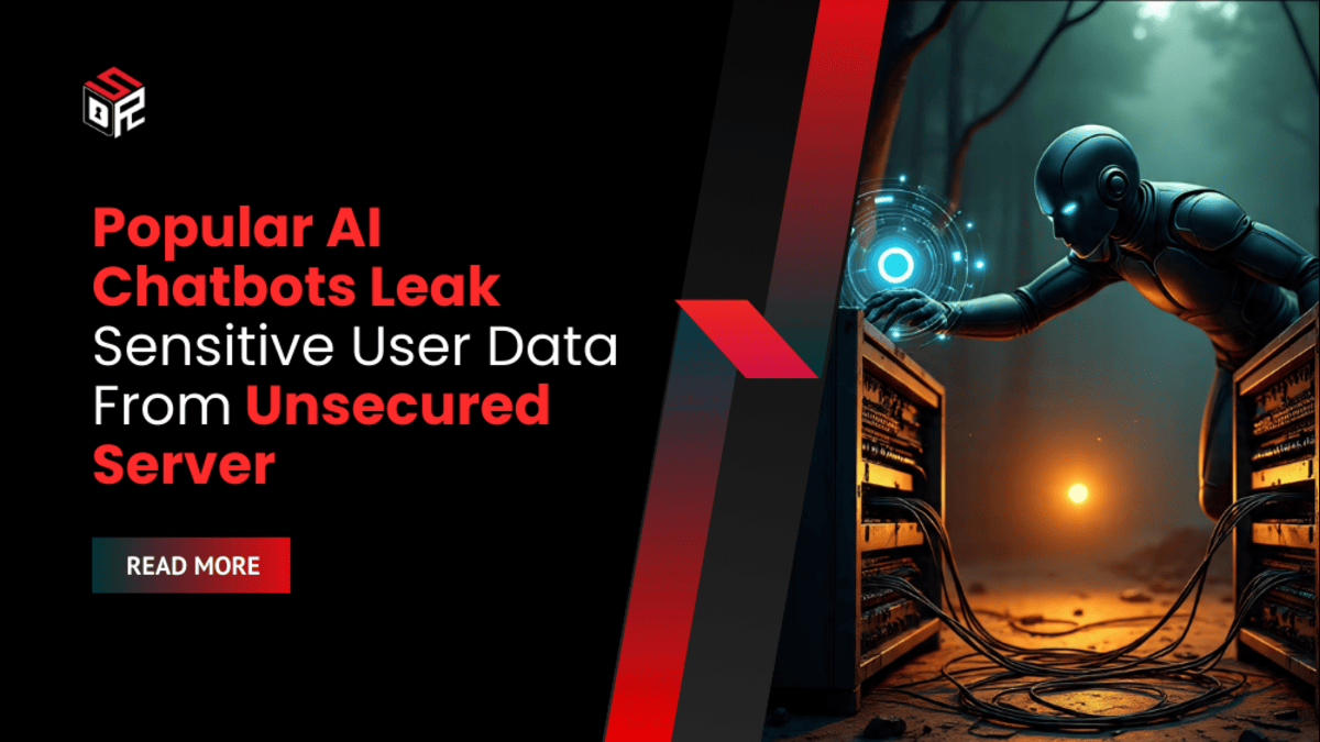 Popular AI Chatbots Leak Sensitive User Data From Unsecured Server