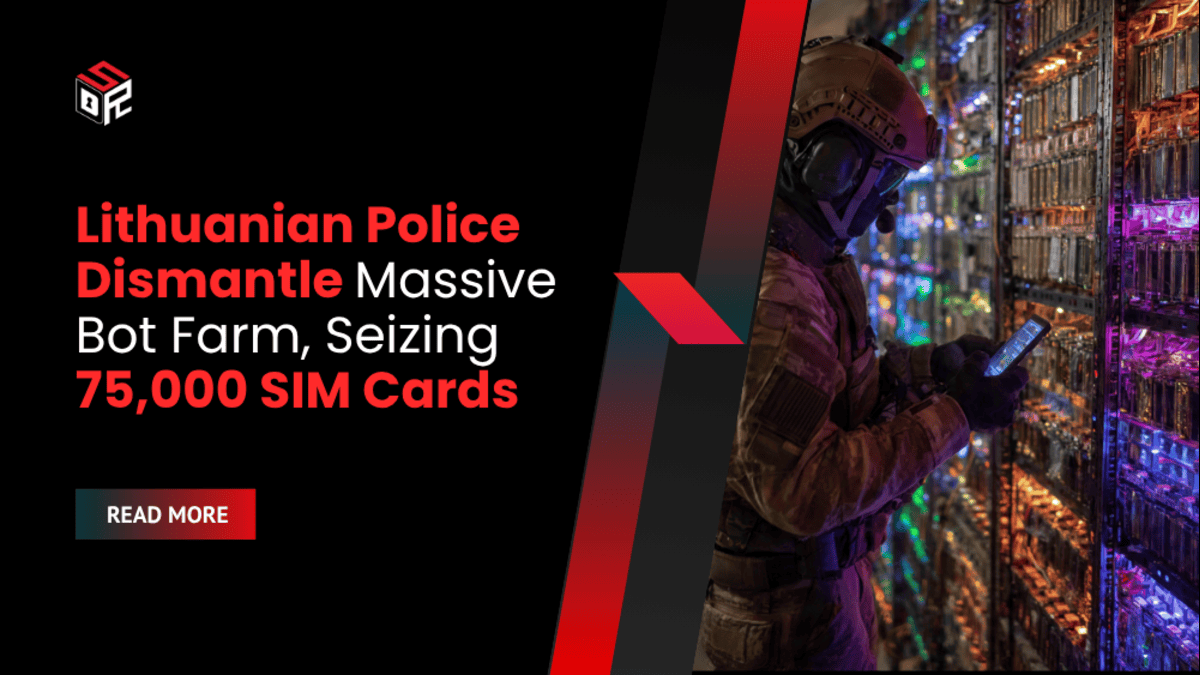 Lithuanian Police Dismantle Massive Bot Farm, Seizing 75,000 SIM Cards