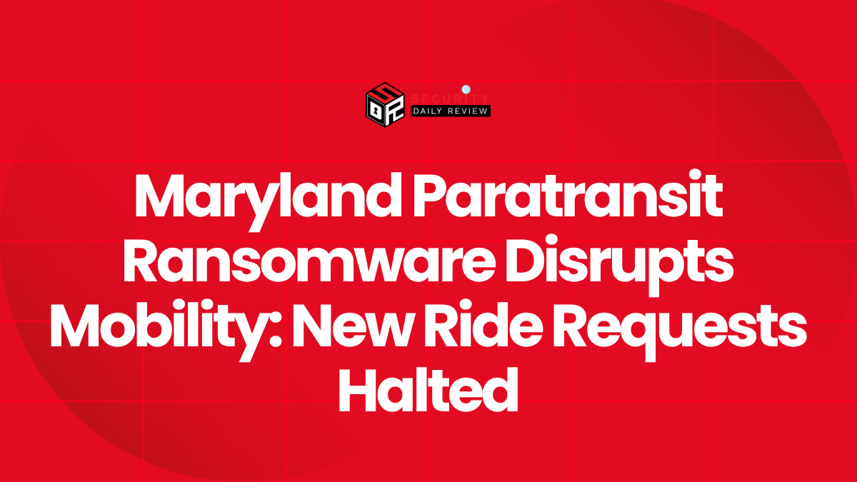 Maryland Paratransit Ransomware Disrupts Mobility New Ride Requests Halted