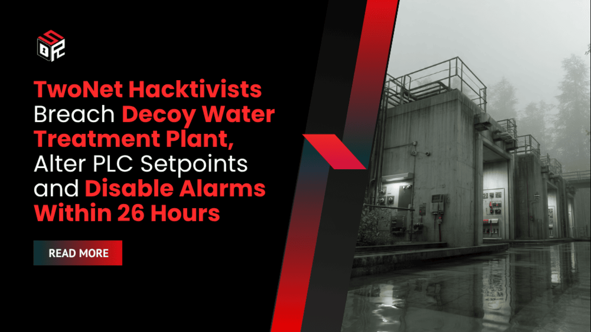 TwoNet Hacktivists Breach Decoy Water Treatment Plant, Alter PLC Setpoints and Disable Alarms Within 26 Hours