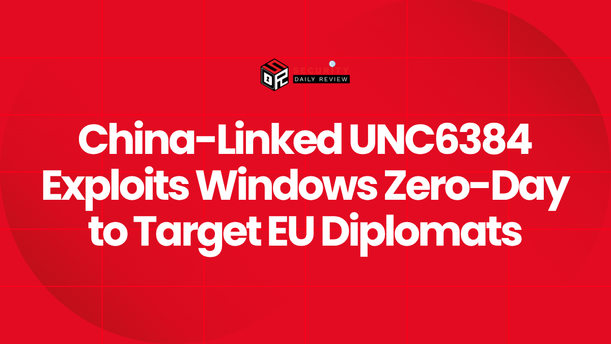 China-Linked UNC6384 Exploits Windows Zero-Day to Target EU Diplomats