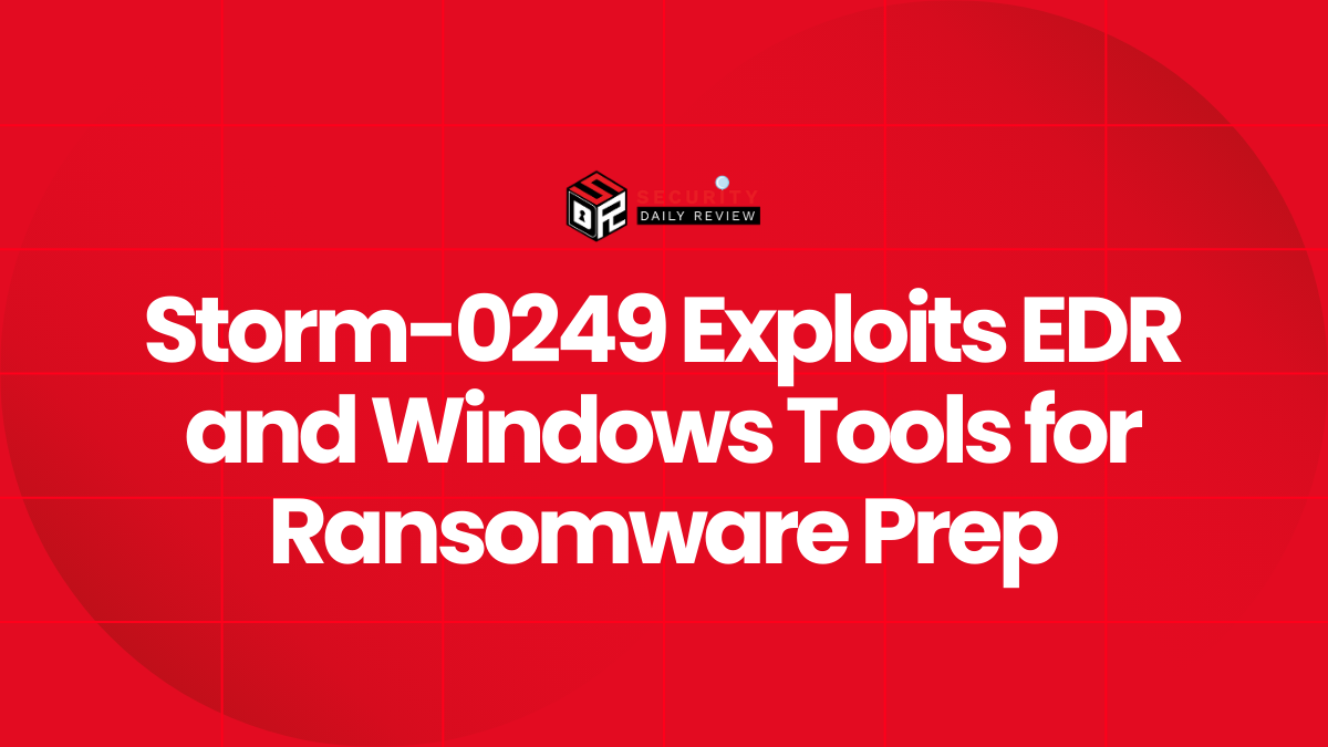 Storm-0249 Exploits EDR and Windows Tools for Ransomware Prep