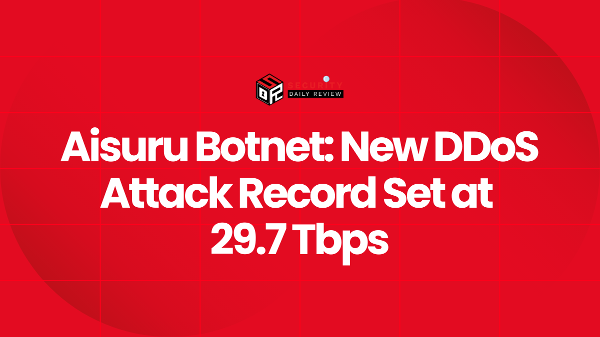 Aisuru Botnet New DDoS Attack Record Set at 29.7 Tbps