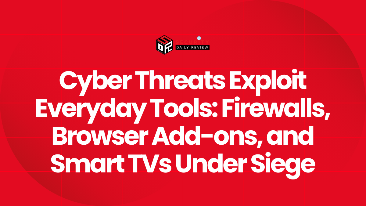 Cyber Threats Exploit Everyday Tools Firewalls, Browser Add-ons, and Smart TVs Under Siege