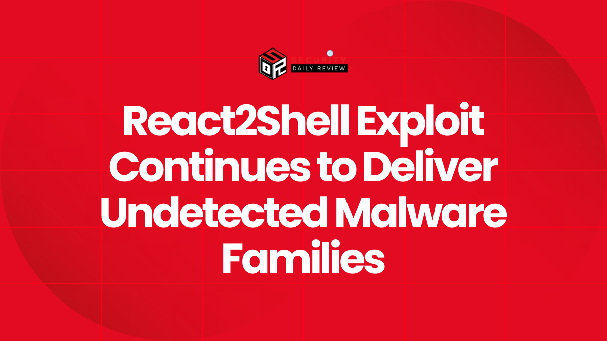 React2Shell Exploit Continues to Deliver Undetected Malware Families
