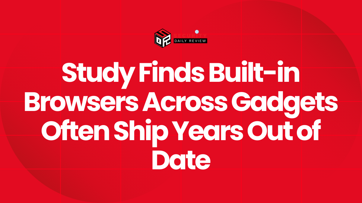 Study Finds Built-in Browsers Across Gadgets Often Ship Years Out of Date