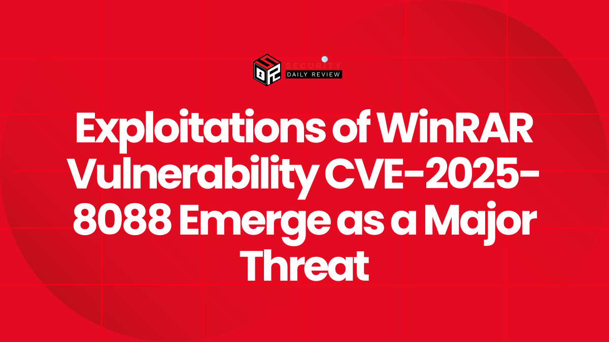 Exploitations of WinRAR Vulnerability CVE-2025-8088 Emerge as a Major Threat