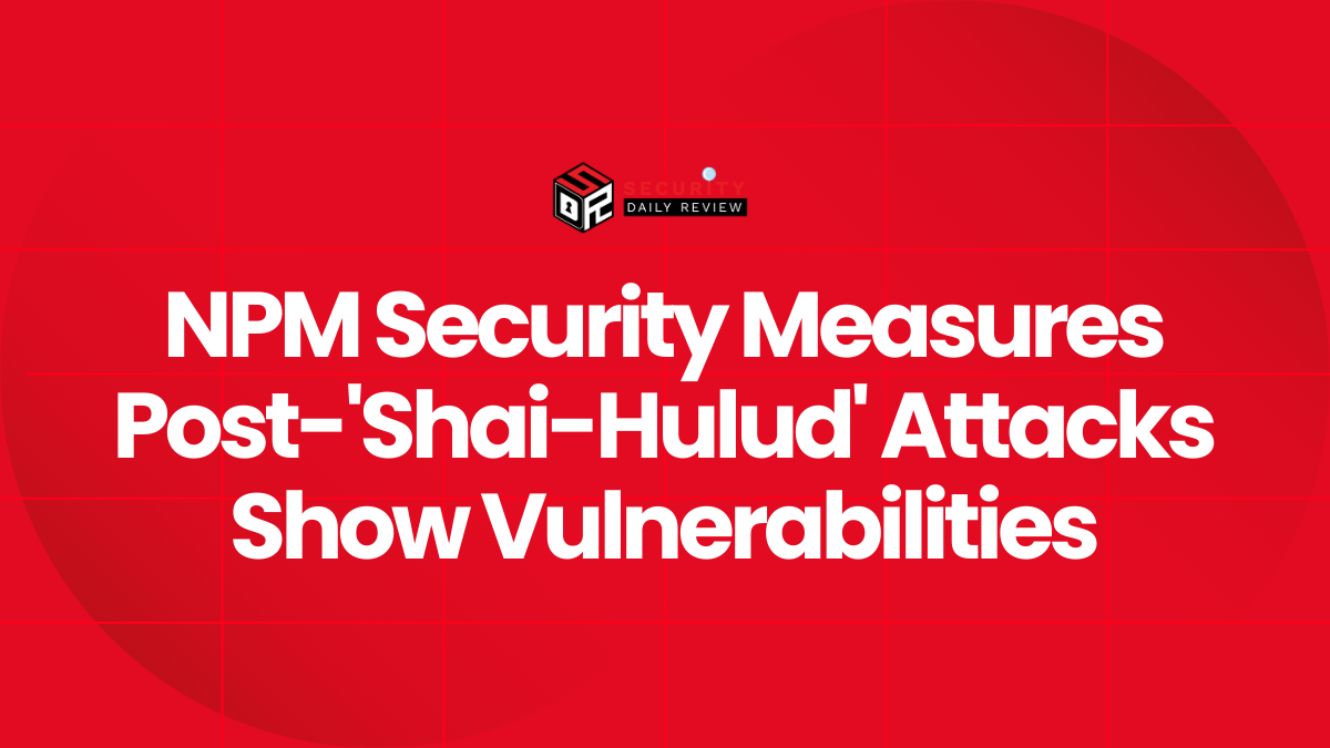 NPM Security Measures Post-'Shai-Hulud' Attacks Show Vulnerabilities