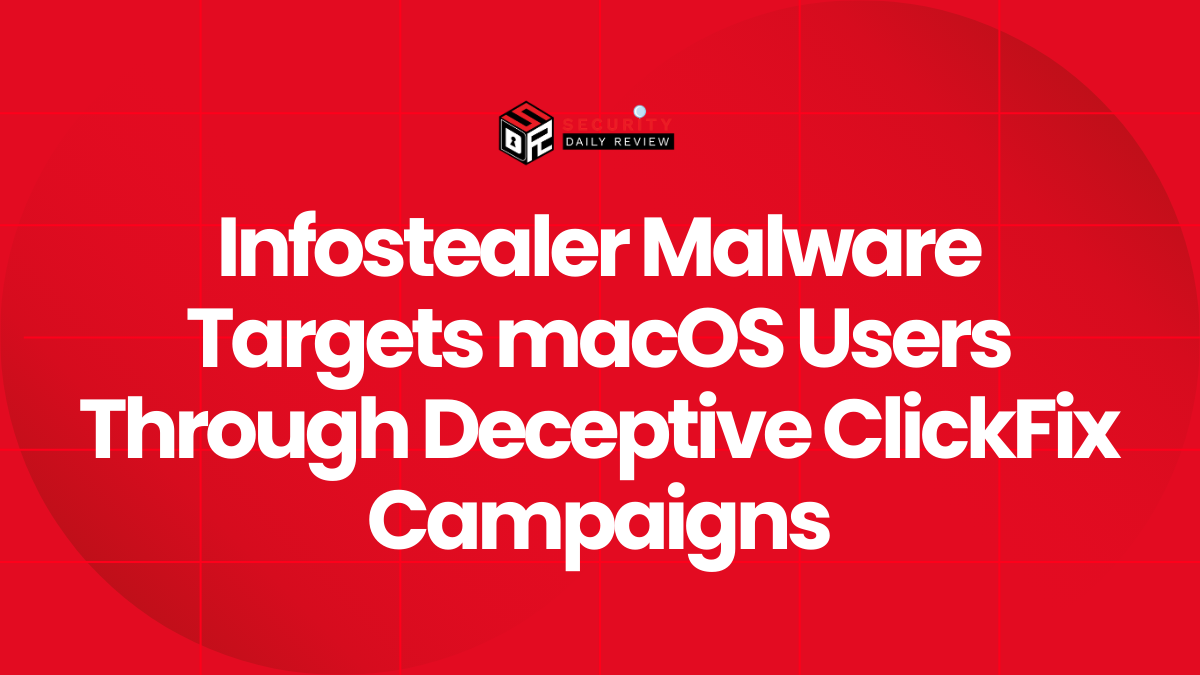 Infostealer Malware Targets macOS Users Through Deceptive ClickFix Campaigns