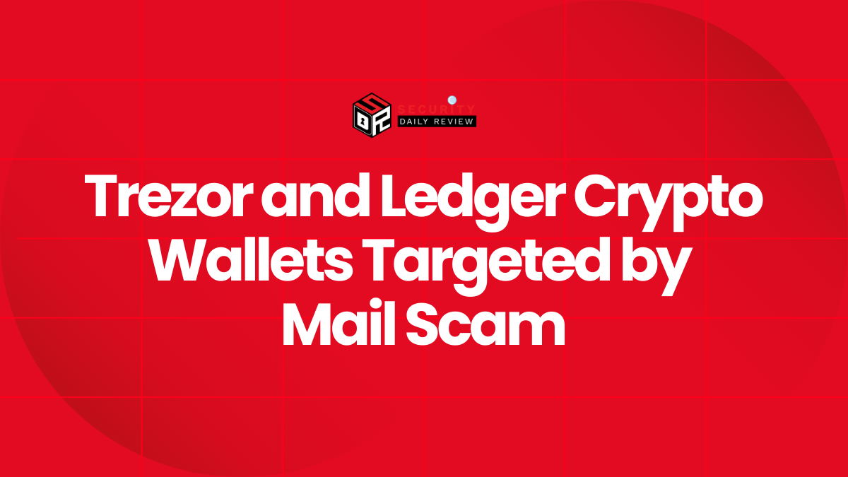 Trezor and Ledger Crypto Wallets Targeted by Mail Scam
