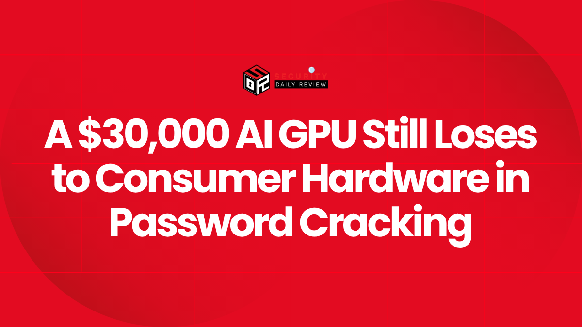 A $30,000 AI GPU Still Loses to Consumer Hardware in Password Cracking