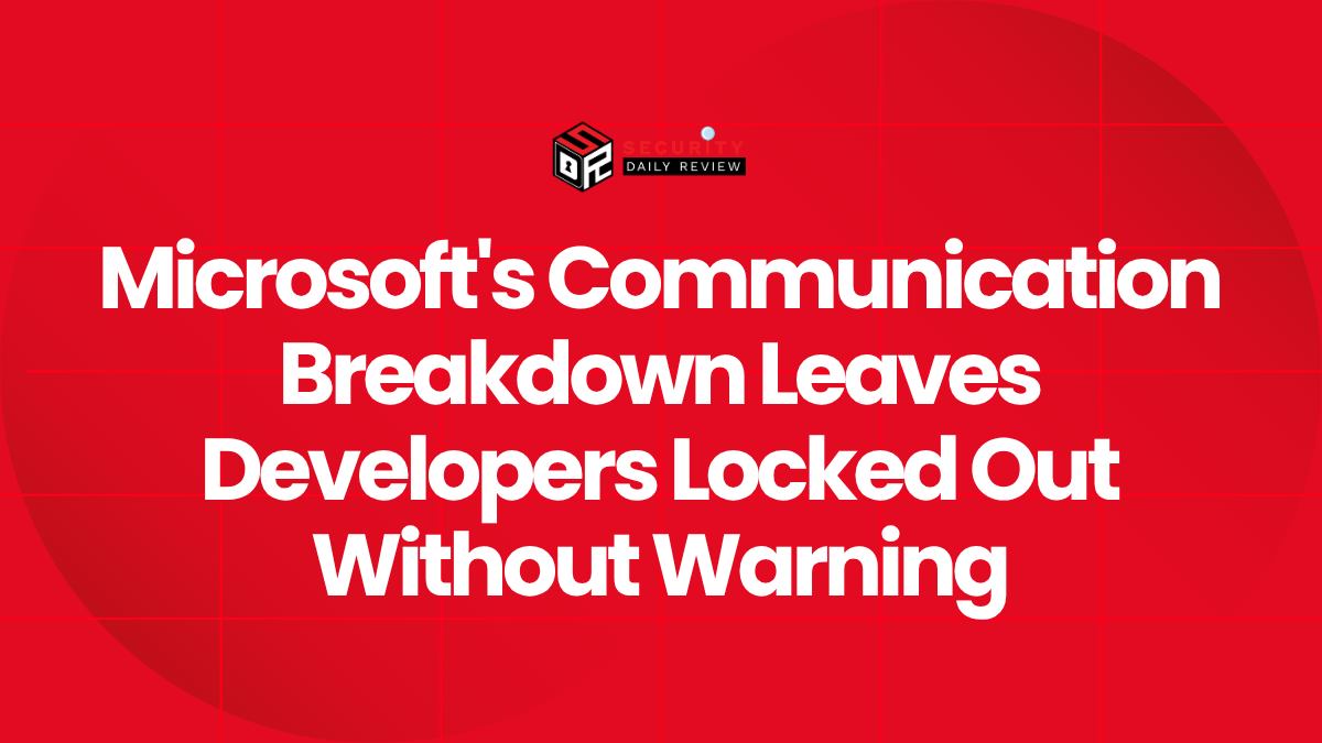 Microsoft's Communication Breakdown Leaves Developers Locked Out Without Warning