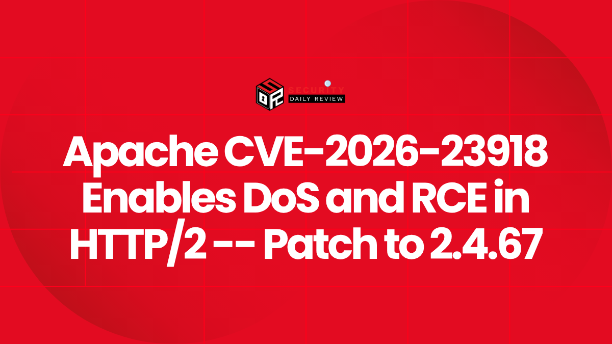 Apache CVE-2026-23918 Enables DoS and RCE in HTTP2 -- Patch to 2.4.67