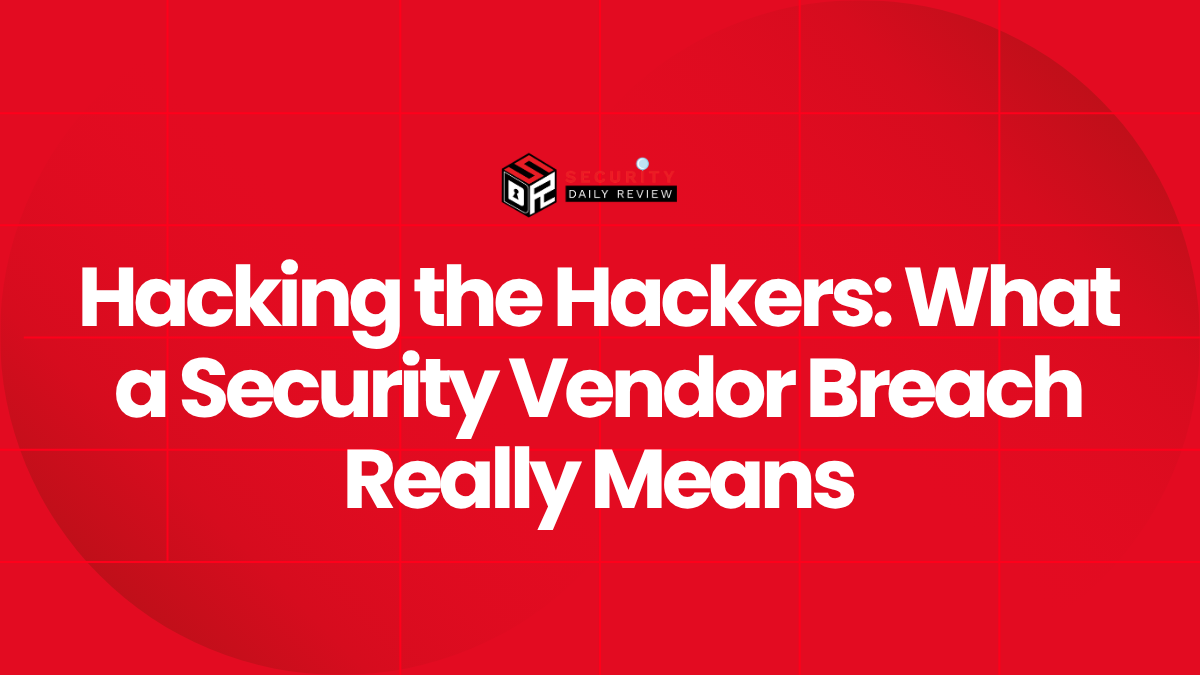 Hacking the Hackers What a Security Vendor Breach Really Means