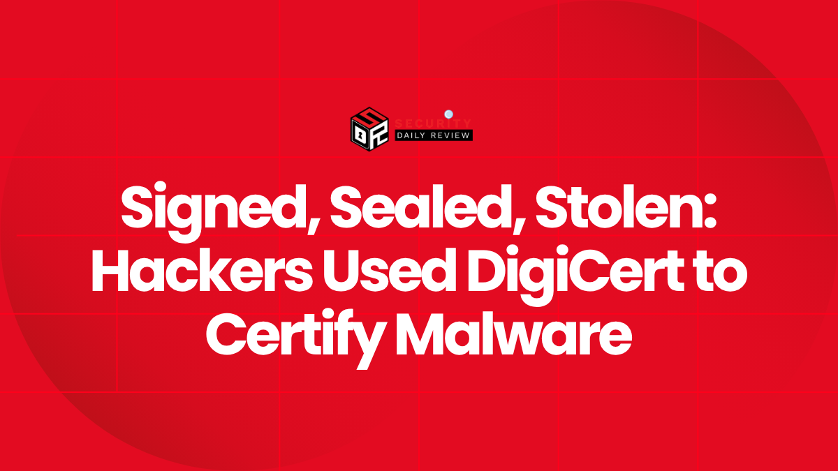 Signed, Sealed, Stolen Hackers Used DigiCert to Certify Malware