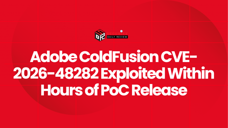 Adobe ColdFusion CVE-2026-48282 Exploited Within Hours of PoC Release ...